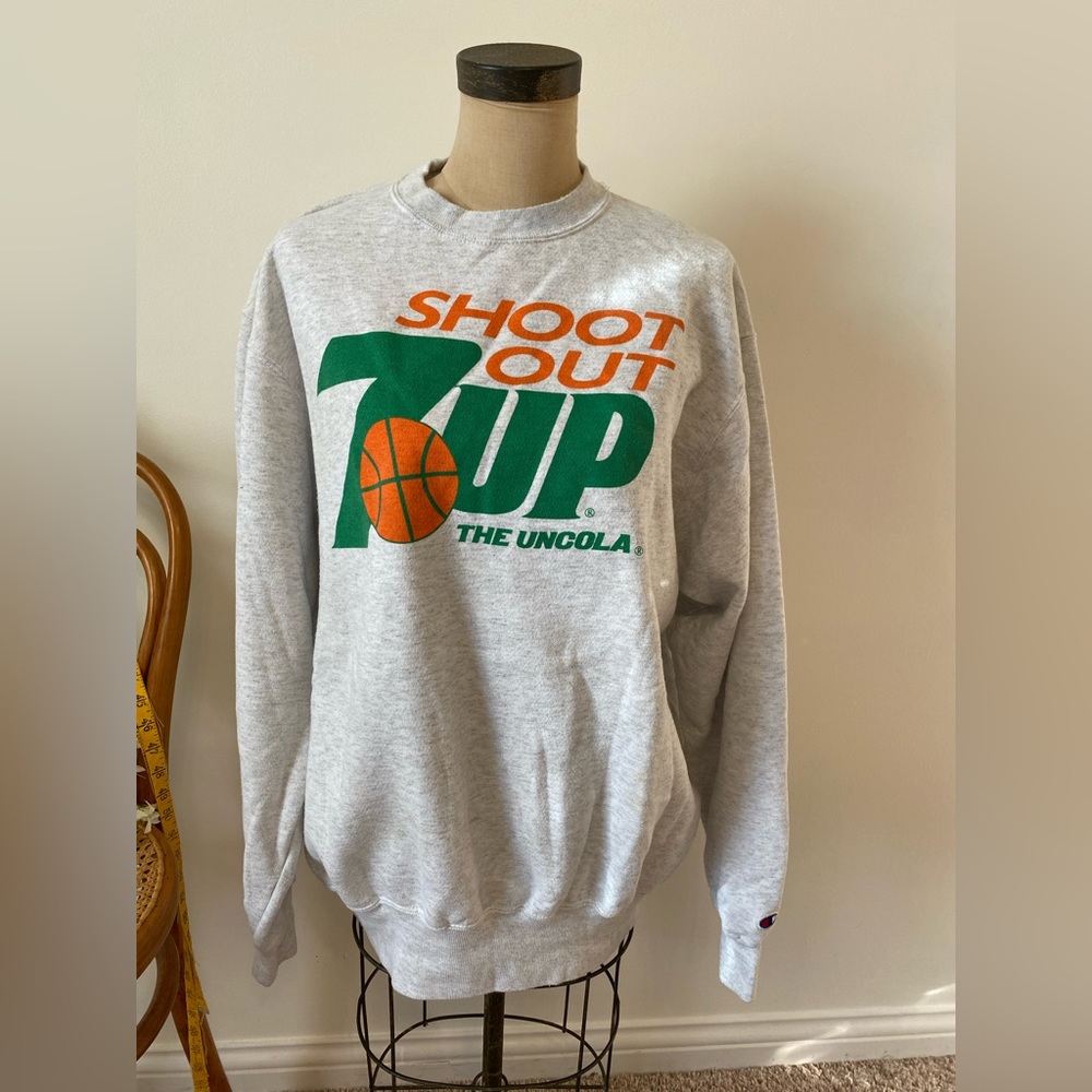 Vintage 7up Shoot Out Champion Crewneck - XL